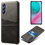For Samsung Galaxy M54 5G / F54 5G Dual Card Slots Phone Case PU Leather Coated Hard PC Back Cover