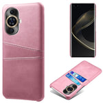 PU Leather+PC Case for Huawei nova 11 Pro / nova 11 Ultra , Shockproof Phone Cover with Dual Card Slots