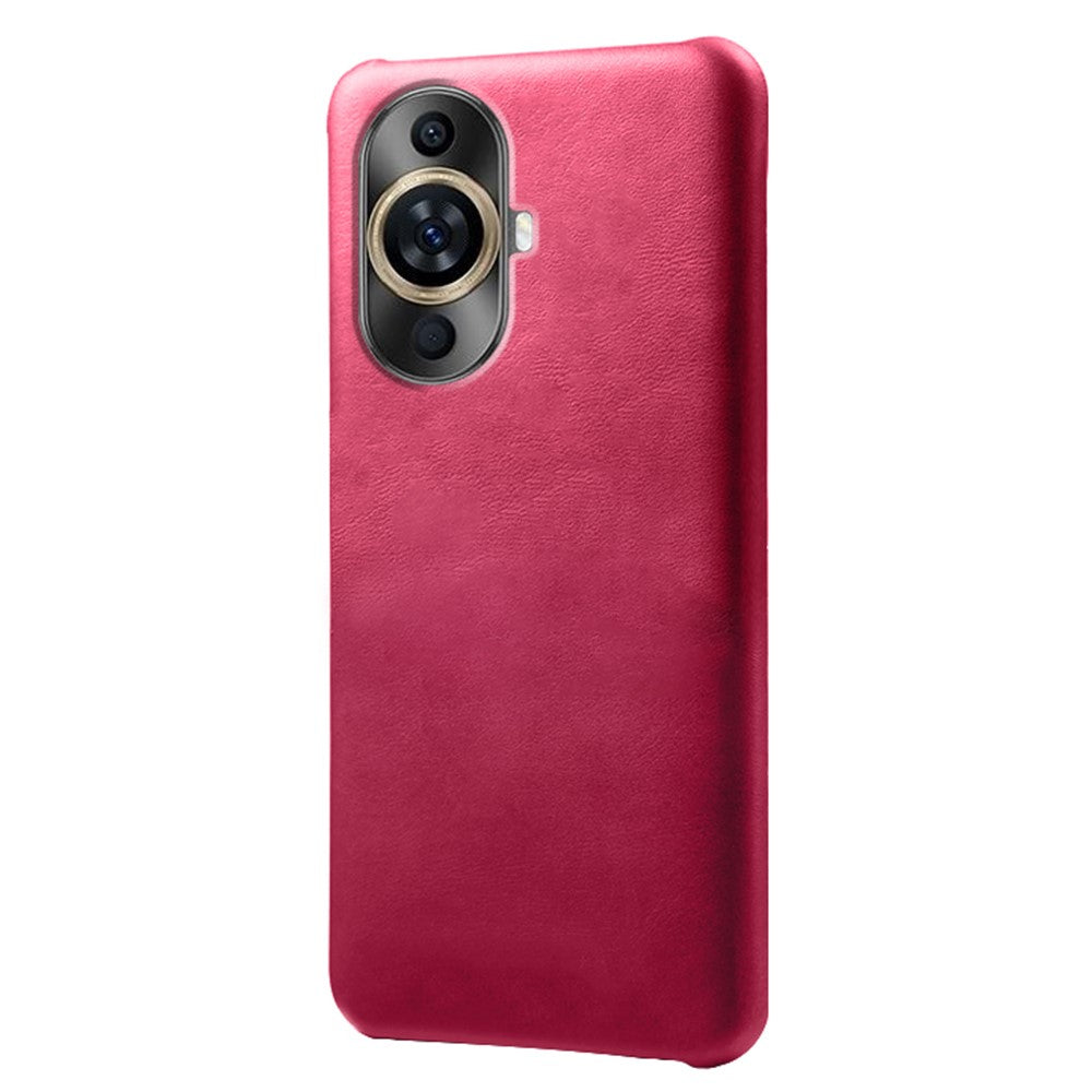 Huawei Nova 11 Pro / Nova 11 Ultra Reptåligt PU-läder + PC-mobilskal Kalvstruktur Mobilskal