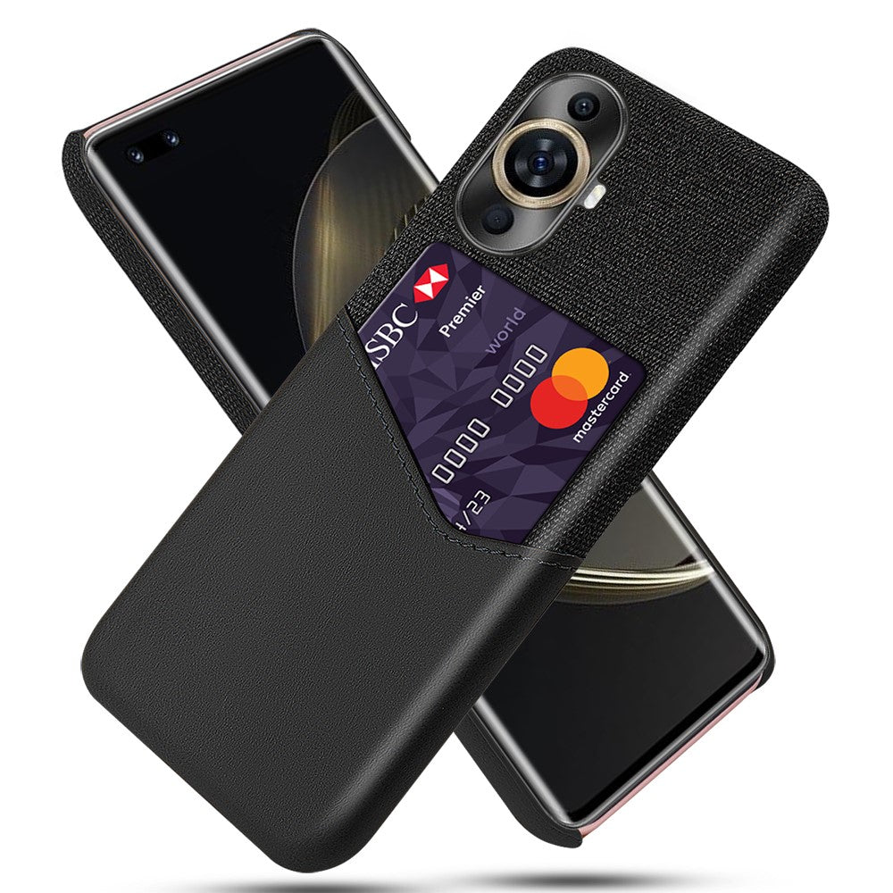 Phone Case for Huawei nova 11 Pro / nova 11 Ultra , PU Leather+PC Cloth Texture Cover with Card Slot