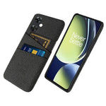 OnePlus Nord CE3 5G / CE 3 Lite 5G / Nord N30 5G-mobilcover i hård PC + stof, mobilcover med dobbelte kortpladser