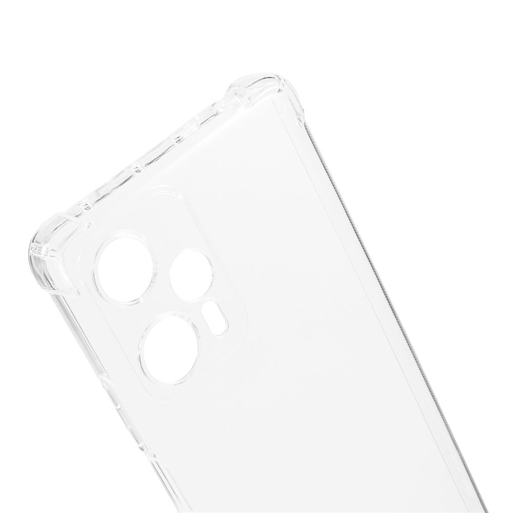 For Xiaomi Redmi Note 12 Turbo / Poco F5 5G Soft TPU Case Reinforced Corners Anti-drop Phone Cover