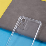For Xiaomi Redmi Note 12S 4G Transparent TPU Case Reinforced Corners Mobile Phone Cover