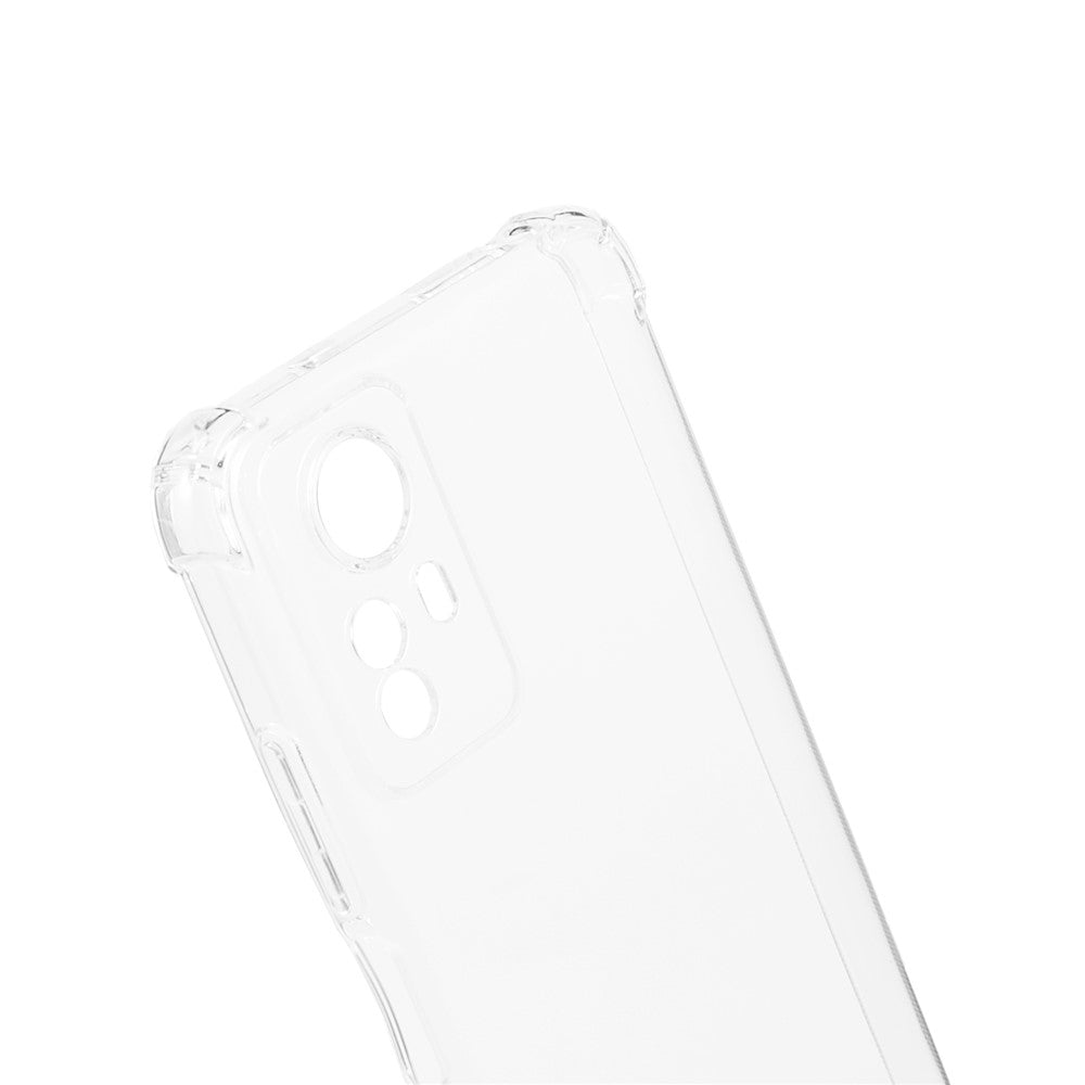 For Xiaomi Redmi Note 12S 4G Transparent TPU Case Reinforced Corners Mobile Phone Cover