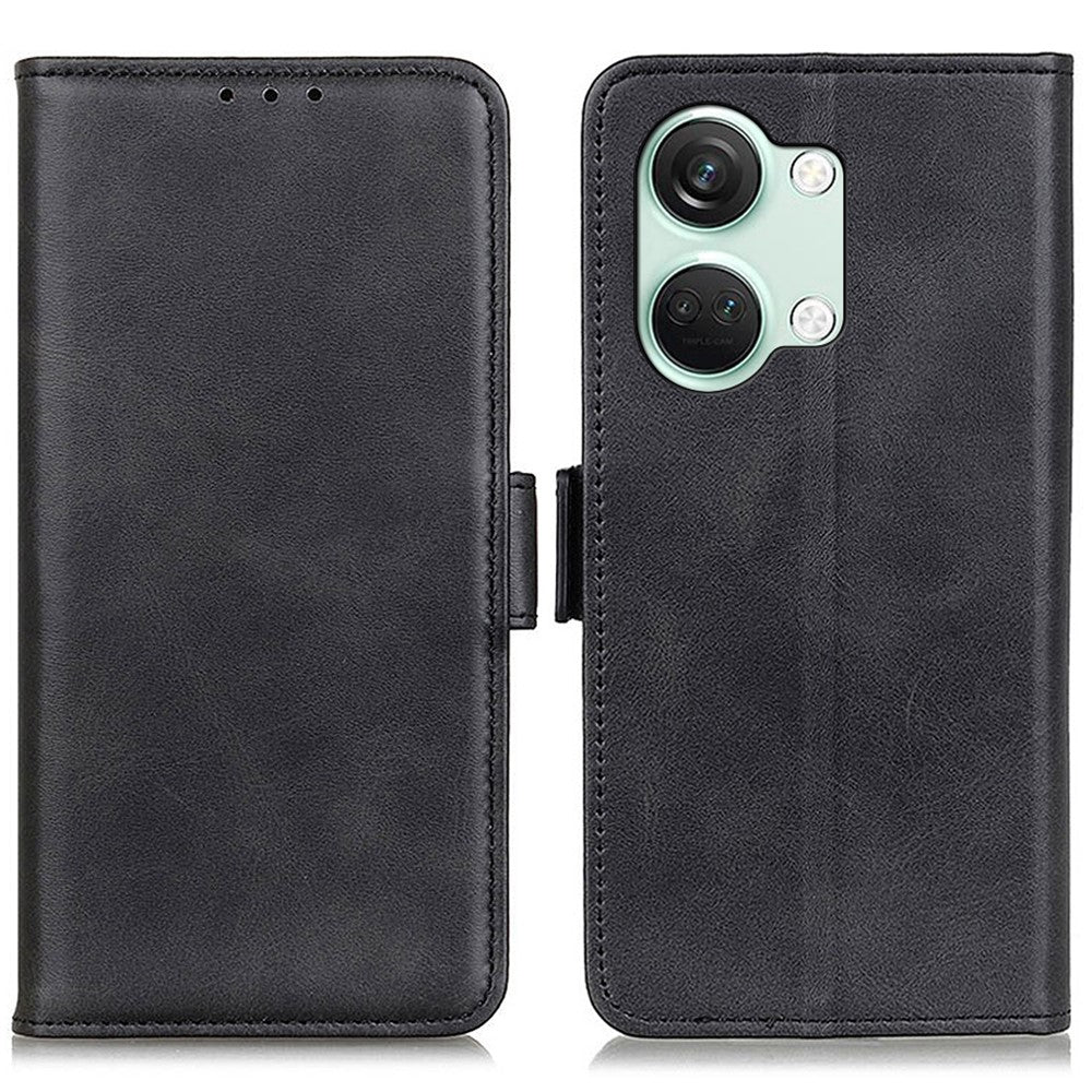 OnePlus Nord 3 5G / Ace 2V Plånboksfodral i PU-läder med kohudstruktur