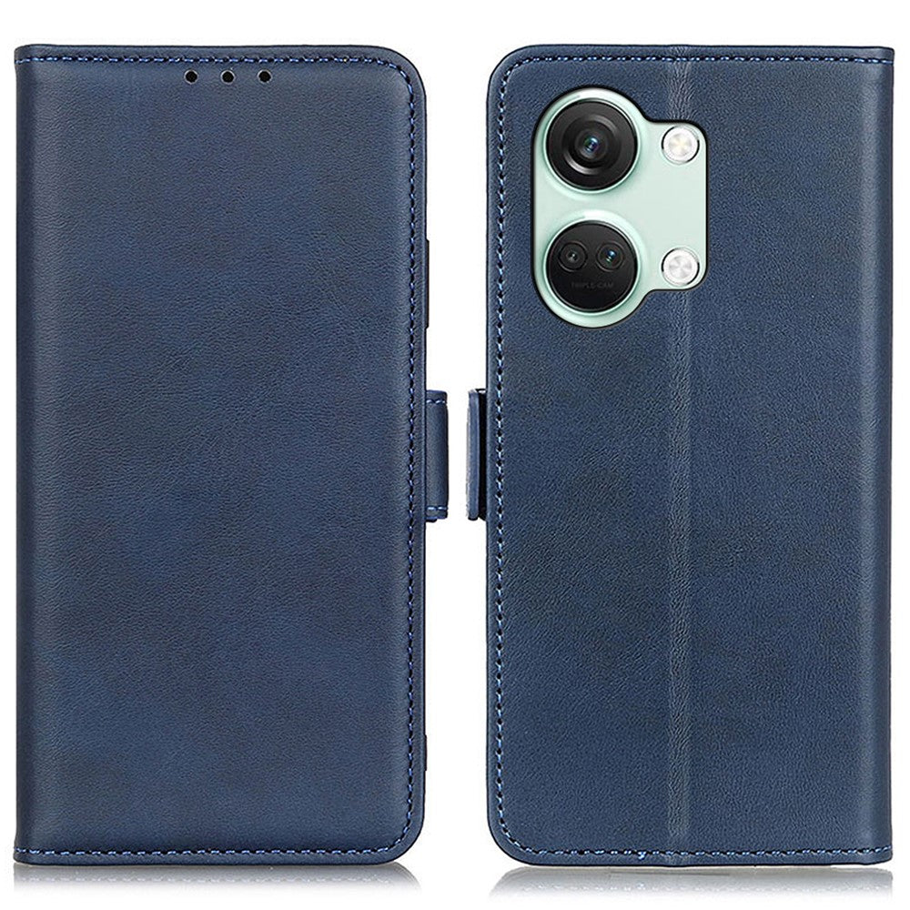 For OnePlus Nord 3 5G / Ace 2V Cowhide Texture Wallet Stand Phone Case PU Leather Cover Shell