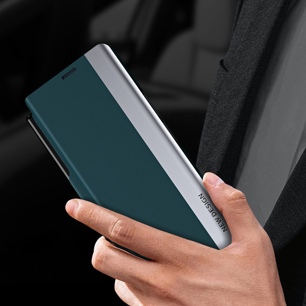 For Samsung Galaxy Z Fold5 5G Shockproof Case PU Leather+PC Phone Cover with Pencil