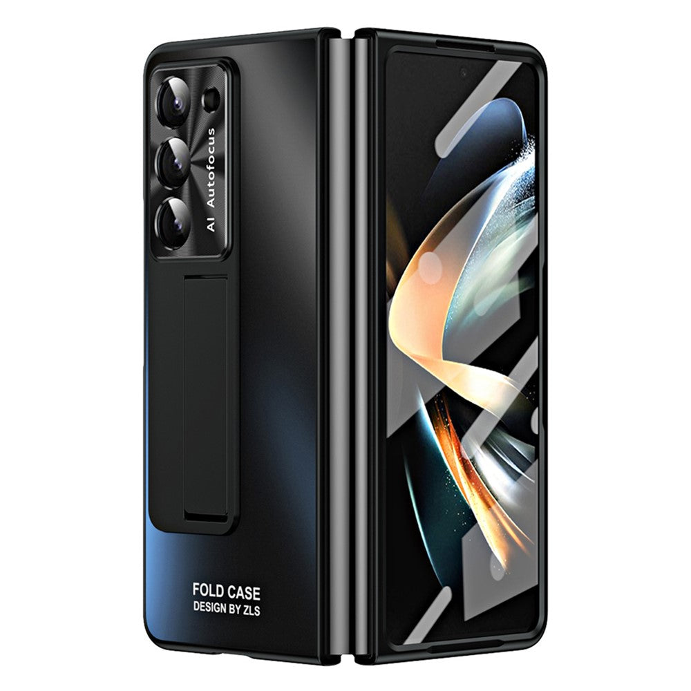For Samsung Galaxy Z Fold5 5G Hard PC Kickstand Case Shockproof AG Matte Phone Cover
