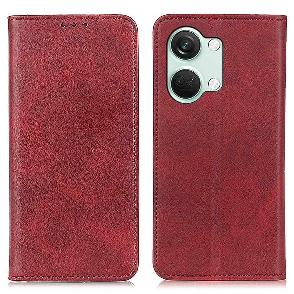 OnePlus Nord 3 5G / Ace 2V Plånboksfodral Delat Läder Stativ Magnetiskt Flip mobilfodral