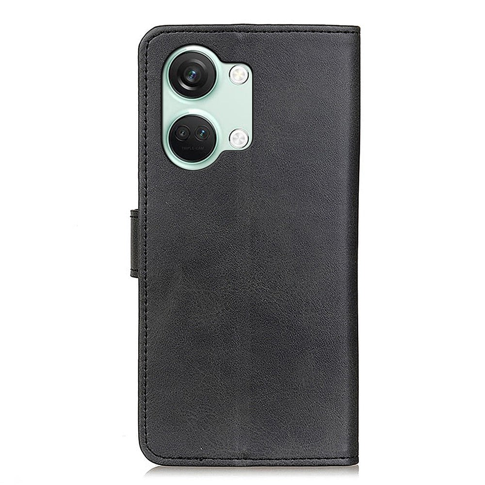 OnePlus Ace 2V / Nord 3 5G Cowhide Texture Phone Case PU Leather Foldable Stand Wallet Cover