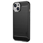 MOFI JK TPU Series-1 for iPhone iPhone 15 Plus TPU Phone Case Carbon Fiber Anti-scratch Brushed Phone Cover