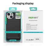 MOFI JK TPU Series-1 for iPhone iPhone 15 Plus TPU Phone Case Carbon Fiber Anti-scratch Brushed Phone Cover