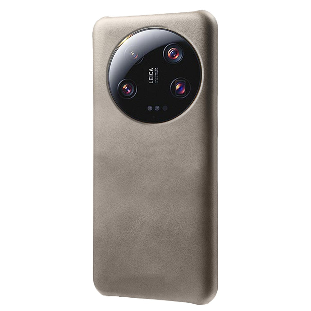 Xiaomi 13 Ultra PU-läder + PC-mobilskal Kalvstruktur Reptåligt bakstycke