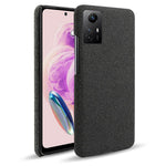 Xiaomi Redmi Note 12S 4G Tyg + Hårt PC mobilskydd Fallsäkert Skyddsskal