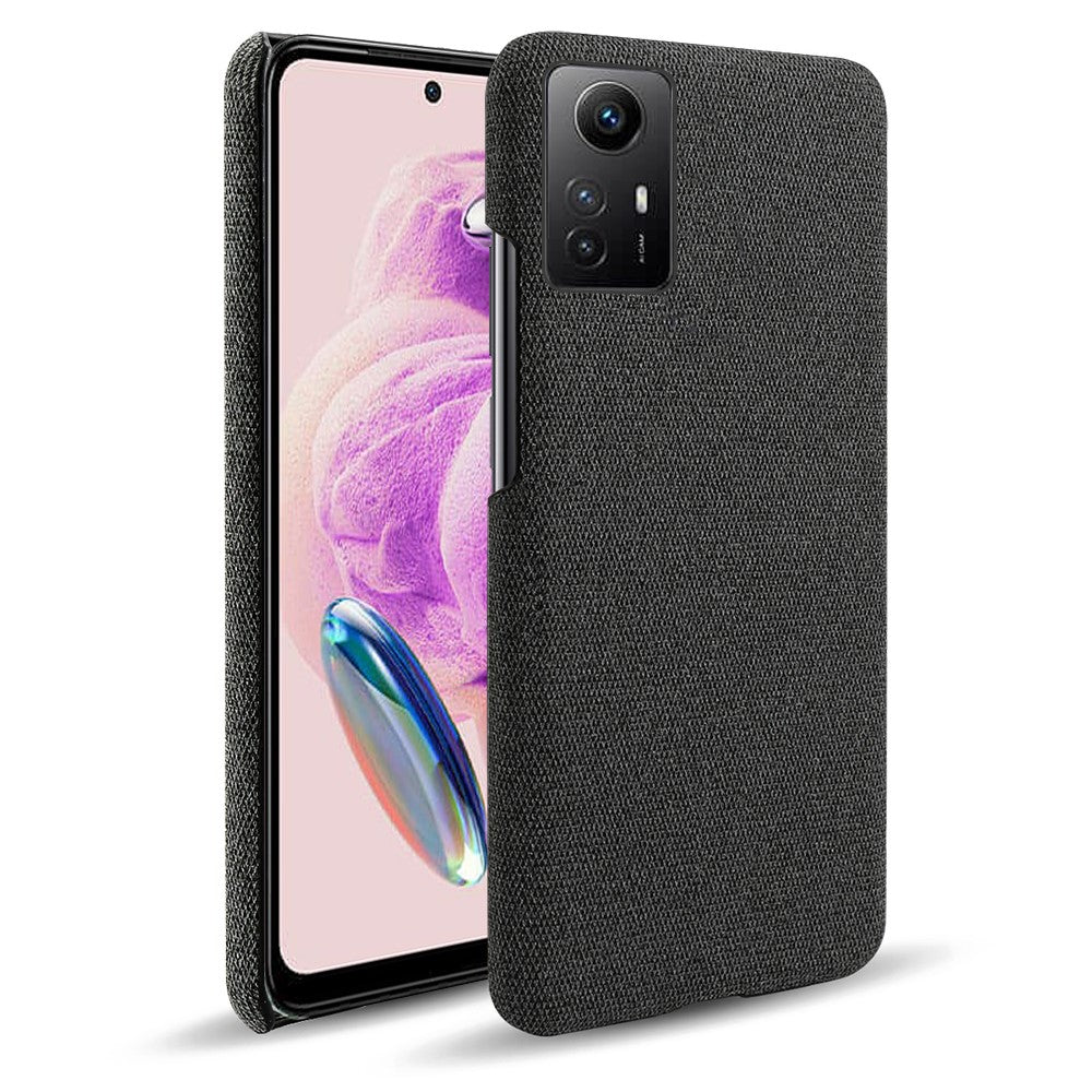 Xiaomi Redmi Note 12S 4G Tyg + Hårt PC mobilskydd Fallsäkert Skyddsskal