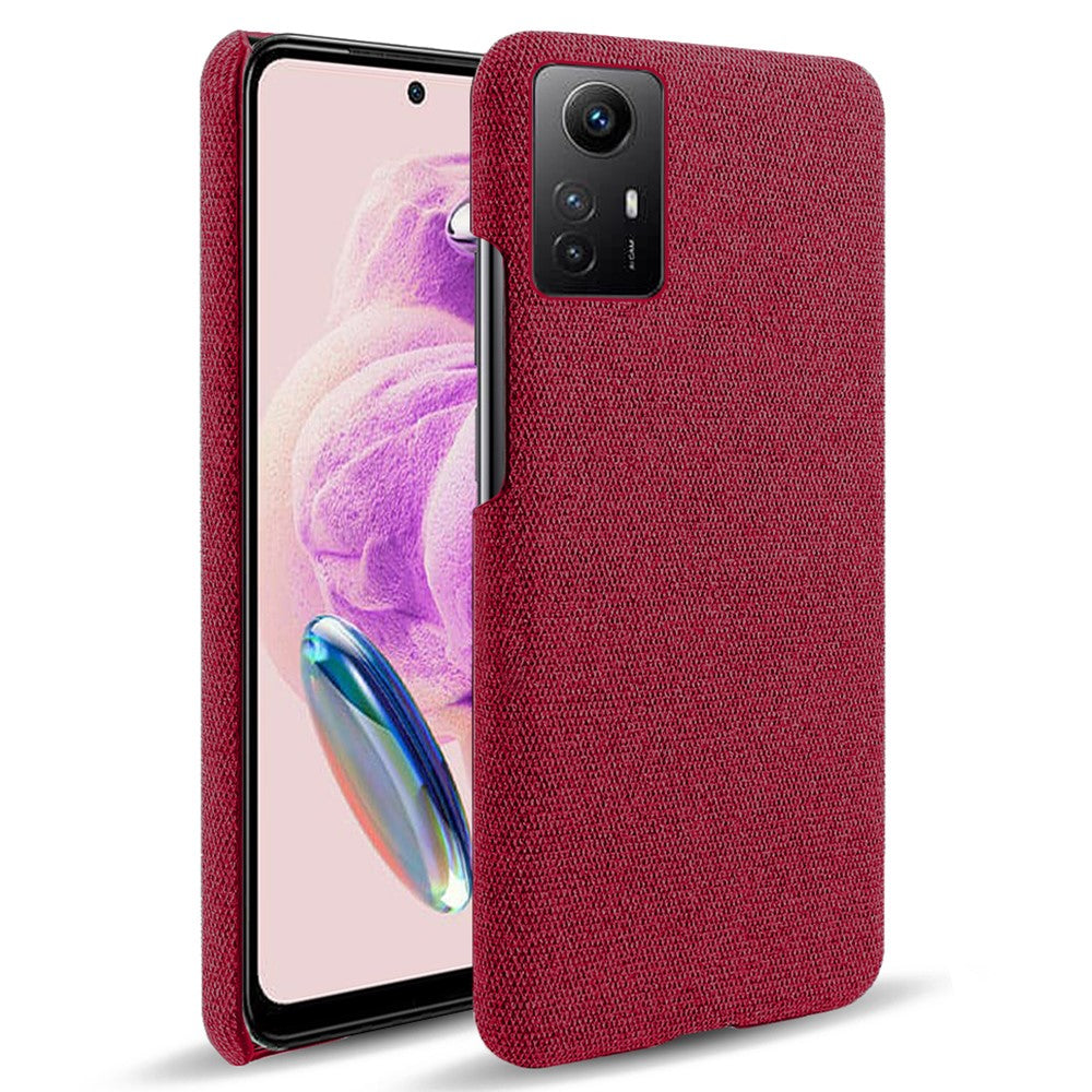 Xiaomi Redmi Note 12S 4G Tyg + Hårt PC mobilskydd Fallsäkert Skyddsskal