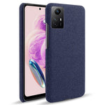 Xiaomi Redmi Note 12S 4G Tyg + Hårt PC mobilskydd Fallsäkert Skyddsskal