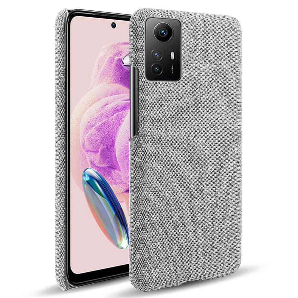 Xiaomi Redmi Note 12S 4G Tyg + Hårt PC mobilskydd Fallsäkert Skyddsskal