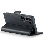 For Samsung Galaxy S21+ 5G Leather Case CASEME 023 RFID Blocking 3 Card Slot Mobile Cover