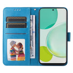 For Huawei nova 11i / Maimang 20 / Enjoy 60 Pro Sunflower Imprinted Stand PU Leather Cover Wallet Case