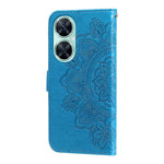 For Huawei nova 11i / Maimang 20 / Enjoy 60 Pro Case Floral Pattern PU Leather Wallet Stand Phone Cover