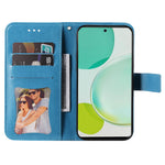 For Huawei nova 11i / Maimang 20 / Enjoy 60 Pro Case Floral Pattern PU Leather Wallet Stand Phone Cover