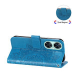 For Huawei nova 11i / Maimang 20 / Enjoy 60 Pro Case Floral Pattern PU Leather Wallet Stand Phone Cover