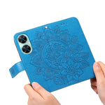 For Huawei nova 11i / Maimang 20 / Enjoy 60 Pro Case Floral Pattern PU Leather Wallet Stand Phone Cover