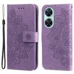 For Huawei nova 11i / Maimang 20 / Enjoy 60 Pro Case Floral Pattern PU Leather Wallet Stand Phone Cover