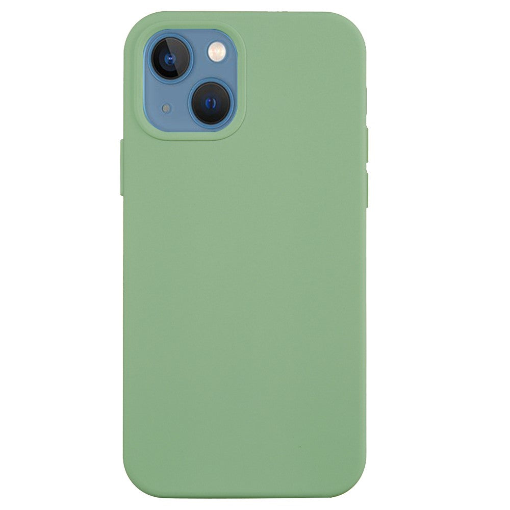 Til iPhone 15 Plus Flydende Silikone Anti-fald Telefoncover Blød Foring Bagcover