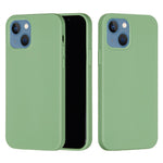 iPhone 15 Plus flytande silikon fallskyddande mobilskal mjukt foder bakstycke