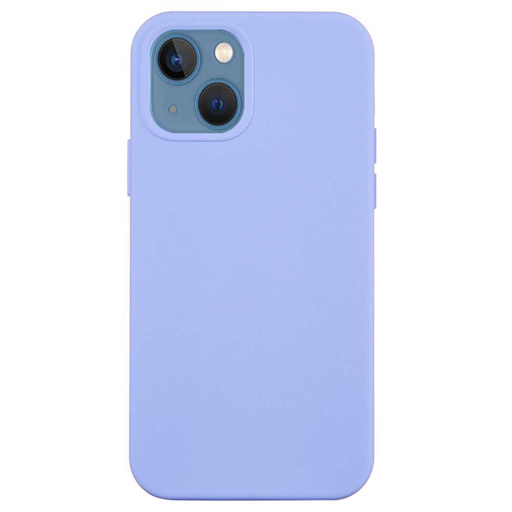 iPhone 15 Plus flytande silikon fallskyddande mobilskal mjukt foder bakstycke