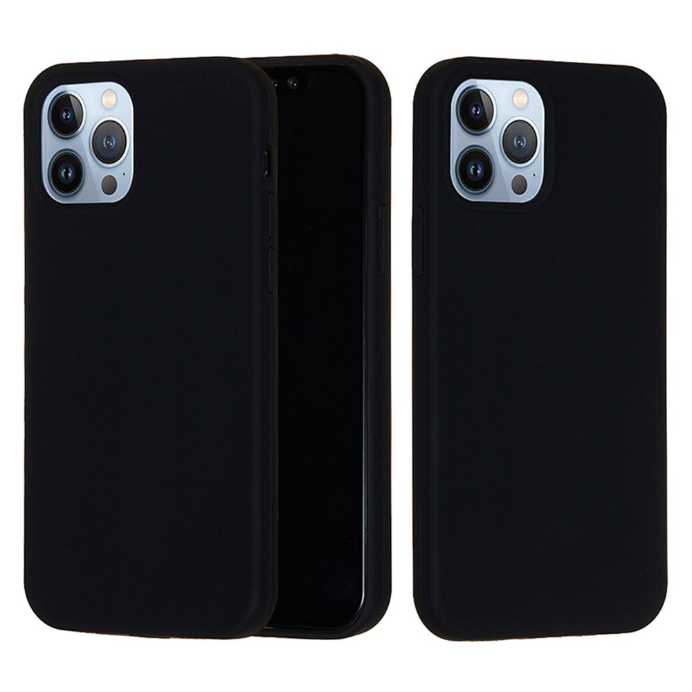 For iPhone 15 Pro Liquid Silicone Phone Case Soft Lining Anti-scratch Back Cover