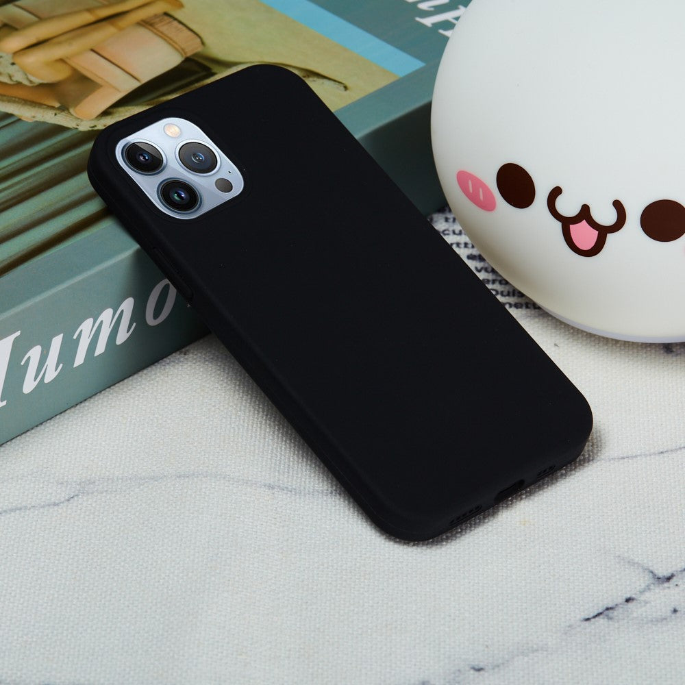 For iPhone 15 Pro Liquid Silicone Phone Case Soft Lining Anti-scratch Back Cover