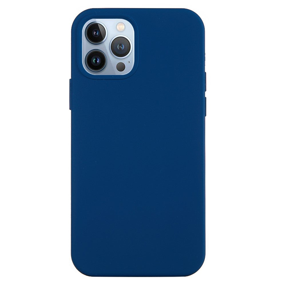 For iPhone 15 Pro Liquid Silicone Phone Case Soft Lining Anti-scratch Back Cover