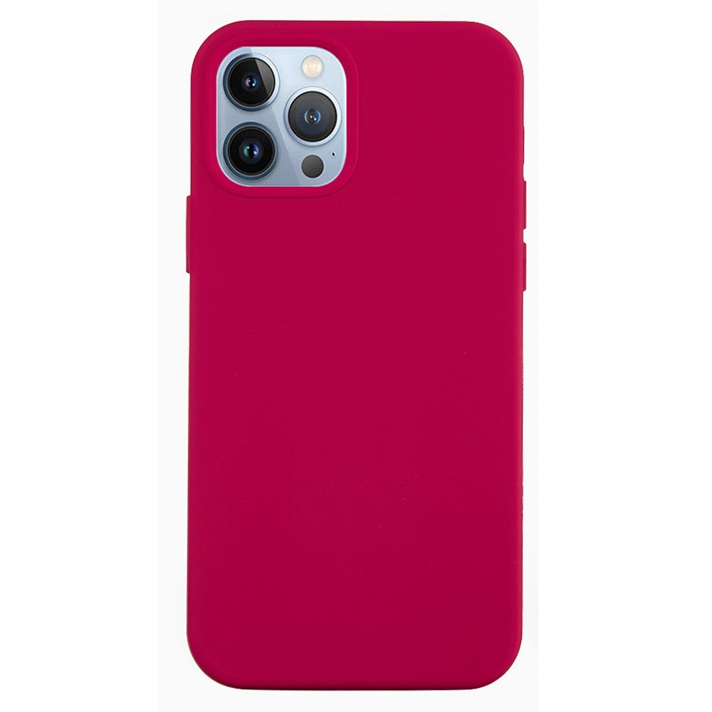 For iPhone 15 Pro Liquid Silicone Phone Case Soft Lining Anti-scratch Back Cover