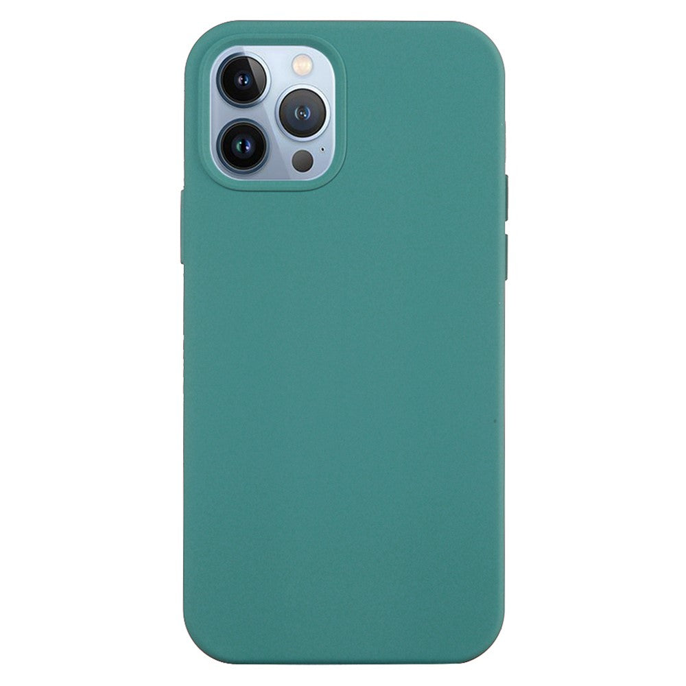 For iPhone 15 Pro Liquid Silicone Phone Case Soft Lining Anti-scratch Back Cover