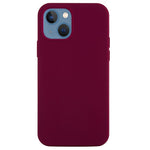 For iPhone 15 Flexible Liquid Silicone Phone Case Soft Lining Anti-drop Cover