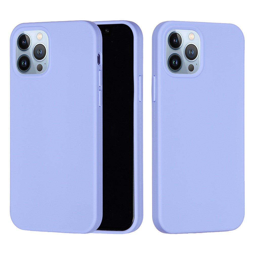 For iPhone 15 Pro Max Liquid Silicone Soft Lining Back Cover Anti-drop Phone Case