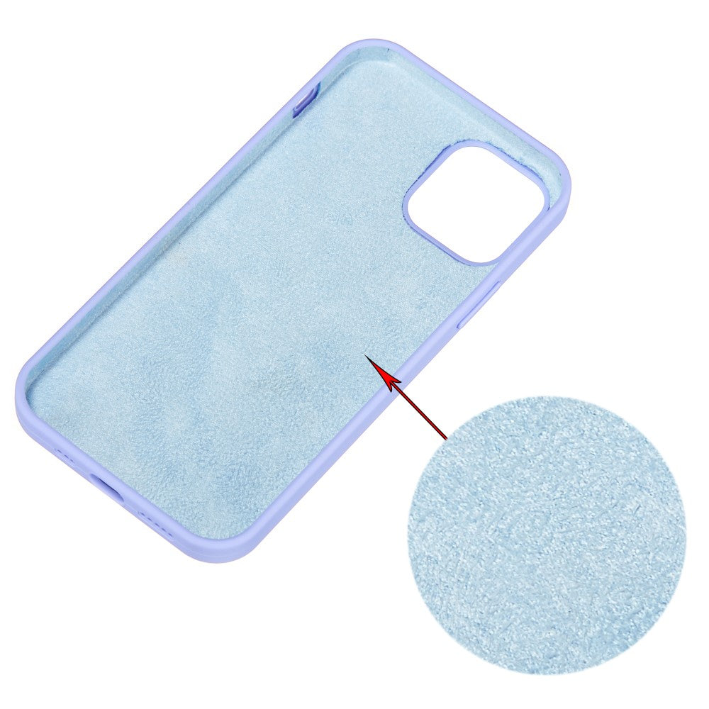 For iPhone 15 Pro Max Liquid Silicone Soft Lining Back Cover Anti-drop Phone Case