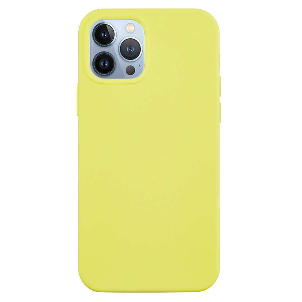 For iPhone 15 Pro Max Liquid Silicone Soft Lining Back Cover Anti-drop Phone Case