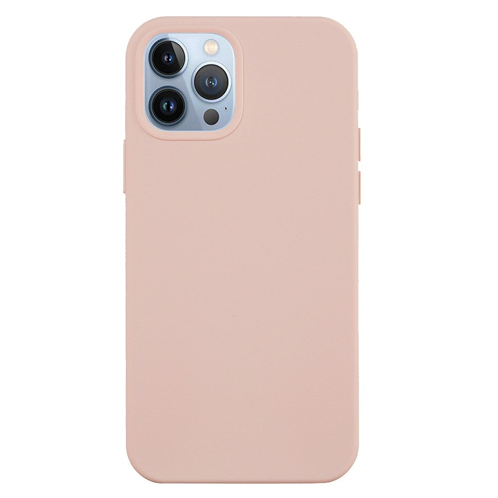 For iPhone 15 Pro Max Liquid Silicone Soft Lining Back Cover Anti-drop Phone Case