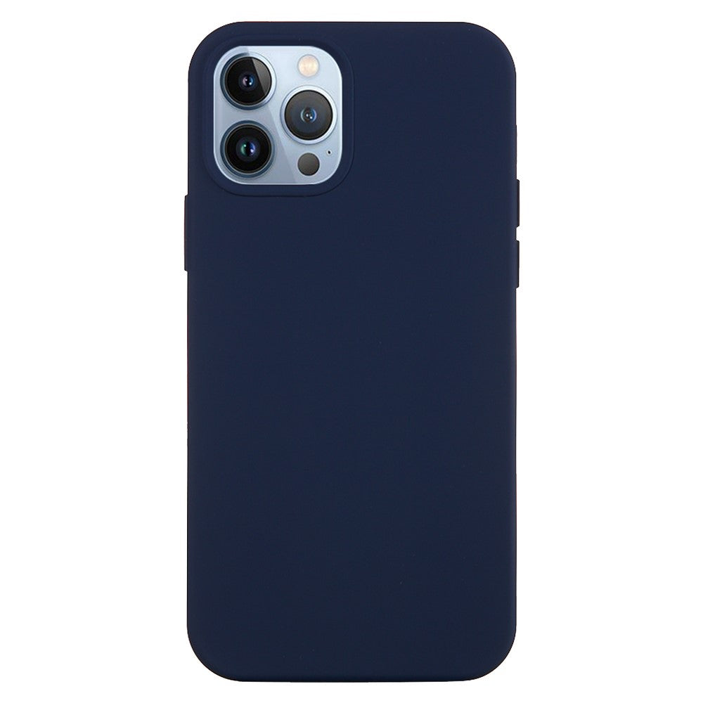 For iPhone 15 Pro Max Liquid Silicone Soft Lining Back Cover Anti-drop Phone Case