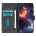 KHAZNEH For OnePlus Nord 3 5G / Ace 2V Retro Phone Stand Case PU Leather Drop-proof Wallet Cover