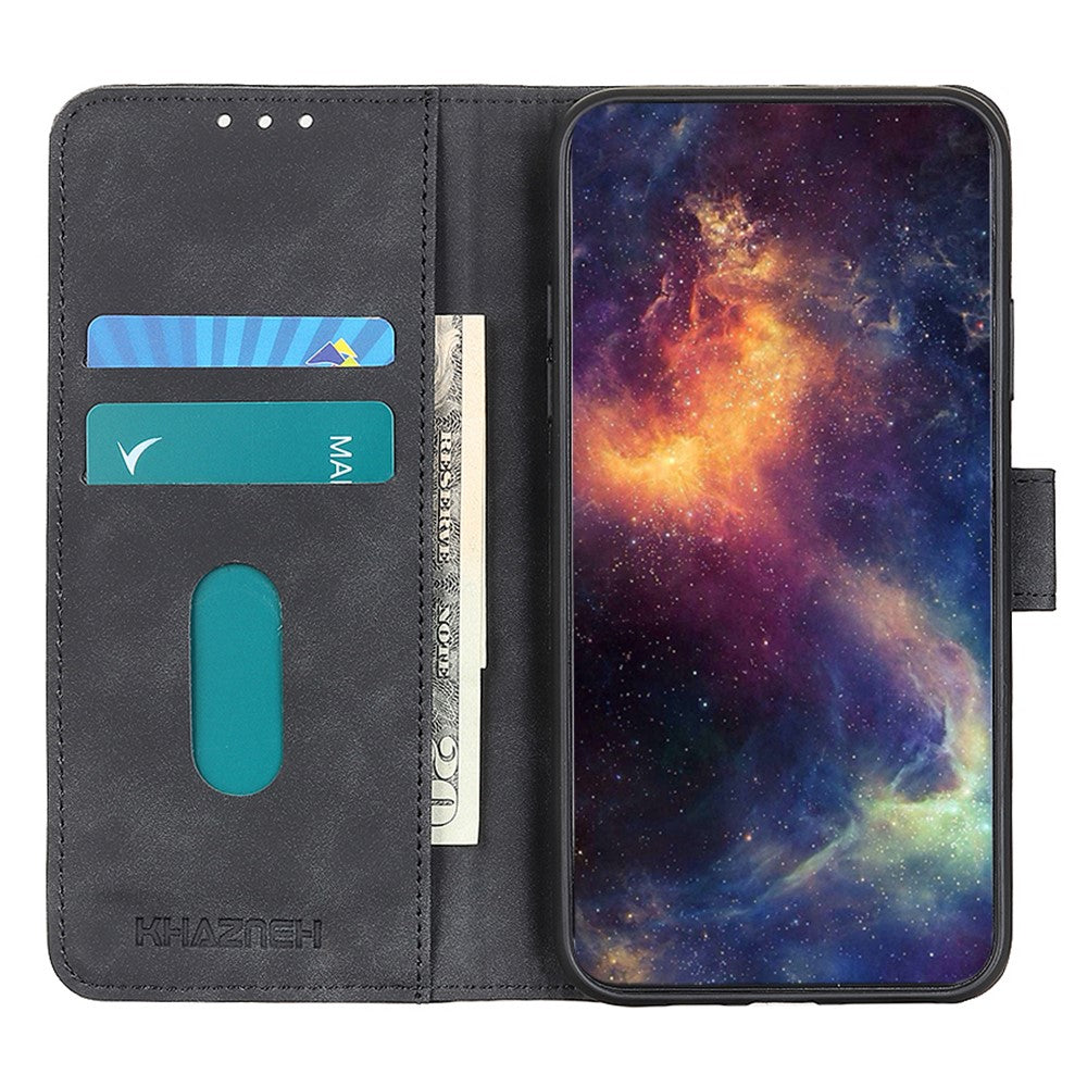 KHAZNEH For OnePlus Nord 3 5G / Ace 2V Retro Phone Stand Case PU Leather Drop-proof Wallet Cover