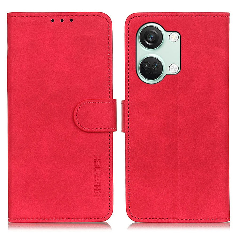 KHAZNEH For OnePlus Nord 3 5G / Ace 2V Retro Phone Stand Case PU Leather Drop-proof Wallet Cover