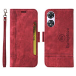BETOPNICE 001 For Oppo A58 5G / A78 5G PU Leather Flip Cover Stitching Imprinted Wallet Phone Case