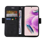 BETOPNICE 001 For Xiaomi Redmi Note 12S 4G Wallet Phone Cover Stitching Imprinted Anti-Drop  PU Leather Case