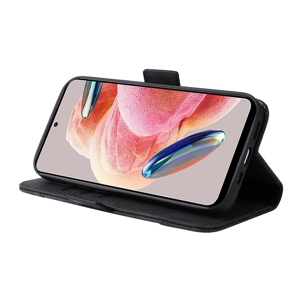 BETOPNICE 001 Shockproof Case for Xiaomi Redmi Note 12 4G Anti-Drop PU Leather Phone Cover