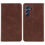 For Samsung Galaxy A24 4G (162.1 x 77.6 x 8.3mm) PU Leather Wallet Stand Case Calf Texture Anti-fall Phone Cover
